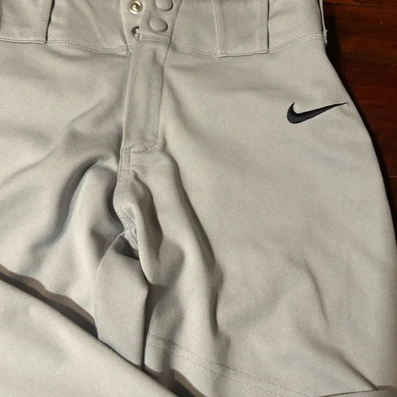 Nike Gray Athletic baseball pants youth large - Picture 2 of 5